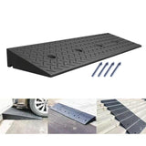 Maxbell Driveway Curb Ramp Sturdy Threshold Ramp for Motorcycle Auto