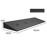 Maxbell Driveway Curb Ramp Sturdy Threshold Ramp for Motorcycle Auto
