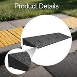 Maxbell Driveway Curb Ramp Sturdy Threshold Ramp for Motorcycle Auto