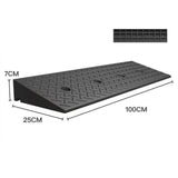 Maxbell Driveway Curb Ramp Sturdy Threshold Ramp for Motorcycle Auto