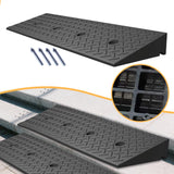 Maxbell Driveway Curb Ramp Sturdy Threshold Ramp for Motorcycle Auto