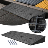Maxbell Driveway Curb Ramp Sturdy Threshold Ramp for Motorcycle Auto