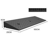 Maxbell Driveway Curb Ramp Sturdy Threshold Ramp for Motorcycle Auto