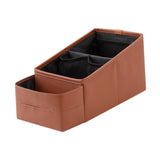 Maxbell Car Armrest Storage Box Auto Interior Accessories for Truck Auto Travel Brown