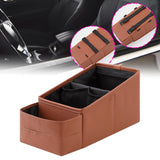 Maxbell Car Armrest Storage Box Auto Interior Accessories for Truck Auto Travel Brown