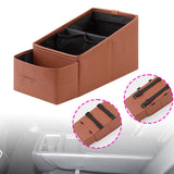 Maxbell Car Armrest Storage Box Auto Interior Accessories for Truck Auto Travel Brown