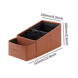 Maxbell Car Armrest Storage Box Auto Interior Accessories for Truck Auto Travel Brown