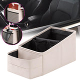 Maxbell Car Armrest Storage Box Auto Interior Accessories for Truck Auto Travel Beige