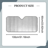 Maxbell Car Windshield Sunshade for Back Window Insulating 130x60cm Car Window Shade