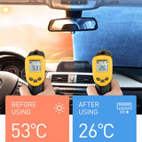 Maxbell Car Windshield Sunshade for Back Window Insulating 130x60cm Car Window Shade