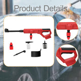 Maxbell Pressure Washer Cleaning Tool Adjustable 6 in 1 Nozzle Electric Auto Washer