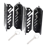 Awning Bracket Direct Replace Wind Proof Easy Use Black Shade Canopy Support 2 Set