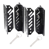 Awning Bracket Direct Replace Wind Proof Easy Use Black Shade Canopy Support 2 Set