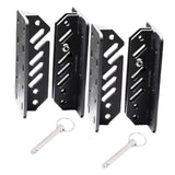 Awning Bracket Direct Replace Wind Proof Easy Use Black Shade Canopy Support 2 Set