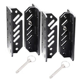 Awning Bracket Direct Replace Wind Proof Easy Use Black Shade Canopy Support 2 Set