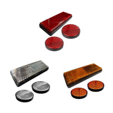 Maxbell 3x Motorcycle Reflector Light Reflective Strip for Motorbike Truck