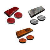 Maxbell 3x Motorcycle Reflector Light Reflective Strip for Motorbike Truck