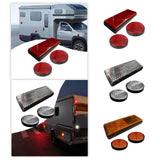 Maxbell 3x Motorcycle Reflector Light Reflective Strip for Motorbike Truck