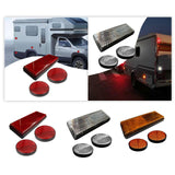 Maxbell 3x Motorcycle Reflector Light Reflective Strip for Motorbike Truck