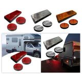 Maxbell 3x Motorcycle Reflector Light Reflective Strip for Motorbike Truck