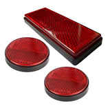 Maxbell 3x Motorcycle Reflector Light Reflective Strip for Motorbike Truck