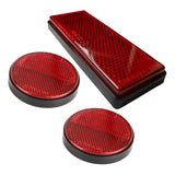 Maxbell 3x Motorcycle Reflector Light Reflective Strip for Motorbike Truck