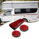 Maxbell 3x Motorcycle Reflector Light Reflective Strip for Motorbike Truck