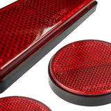 Maxbell 3x Motorcycle Reflector Light Reflective Strip for Motorbike Truck