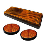 Maxbell 3x Motorcycle Reflector Light Reflective Strip for Motorbike Truck