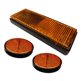 Maxbell 3x Motorcycle Reflector Light Reflective Strip for Motorbike Truck