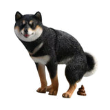 Maxbell Dog Figurine Creative Car Dashboard Decor for Bedroom Fireplace Cabinet Black