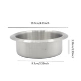 Maxbell Replacement Drop in Cup Holder Accessory Simple Assembly 201 Stainless Steel 85x33.8mm