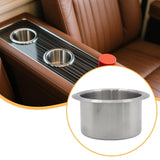 Maxbell Replacement Drop in Cup Holder Accessory Simple Assembly 201 Stainless Steel 95x65mm