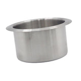 Maxbell Replacement Drop in Cup Holder Accessory Simple Assembly 201 Stainless Steel 95x65mm