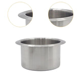 Maxbell Replacement Drop in Cup Holder Accessory Simple Assembly 201 Stainless Steel 95x65mm