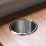 Maxbell Replacement Drop in Cup Holder Accessory Simple Assembly 201 Stainless Steel 95x65mm
