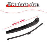 Maxbell Rear Windshield Wiper Arm with Blade Set 61627213242 61627161030 Replacement