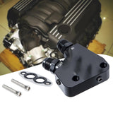 Maxbell Engine Oil Cooler Adapter Kit Components Aluminum Alloy for LS1 LS6