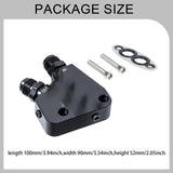 Maxbell Engine Oil Cooler Adapter Kit Components Aluminum Alloy for LS1 LS6