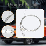 Maxbell Braided Throttle Cable Kit 36 inch Vehicle for Chevrolet LS1/LS Engines