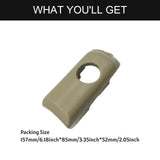 Maxbell Glove Box Lock Handle Cover Car Part Handle Cap Convenient Easy Installation Beige