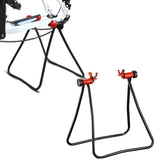 Maxbell Road Bike Stand Foldable Vertical Repair Floor Stand for Yard Shed Shop