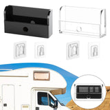 Maxbell Garage Door Opener Remote Holder Acrylic Container for Office Home Dorm Black