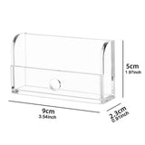 Maxbell Garage Door Opener Remote Holder Acrylic Container for Office Home Dorm Clear