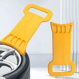 Maxbell Tire Disassembly Bead Rim Clamp Accessory for Radial Bias Tires Anti Scratch Yellow