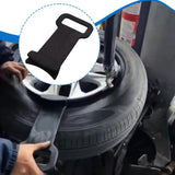 Maxbell Tire Disassembly Bead Rim Clamp Accessory for Radial Bias Tires Anti Scratch Black