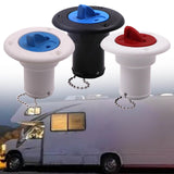 Maxbell RV Water Inlet Easy Installation Boat Deck Fill Port for Boat  Black