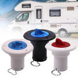 Maxbell RV Water Inlet Easy Installation Boat Deck Fill Port for Boat  Black