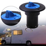 Maxbell RV Water Inlet Easy Installation Boat Deck Fill Port for Boat  Black