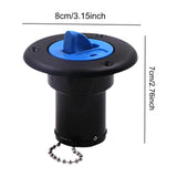 Maxbell RV Water Inlet Easy Installation Boat Deck Fill Port for Boat  Black